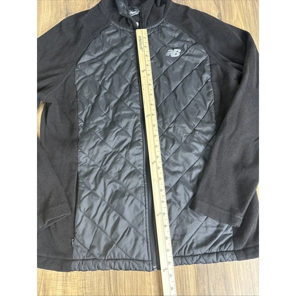 New Balance Women's Large Full Zip Sweater Black‎ - Picture 2 of 12